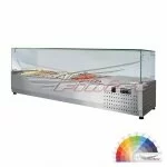 Настольная холодильная витрина ToppingBox НХВсп-9, 2025*390*510 с прямоугольным стеклом